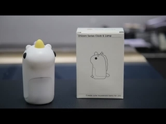 Μίνι έξυπνο μονόκερο Σιλικόνη νυχτερινό φως Αθηναϊκό ρολόι υποστήριξη Dimmer Προσαρμοσμένα σχέδια