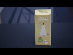 Προσαρμοσμένο οικολογικά φιλικό χριστουγεννιάτικο δέντρο νυχτερινό φως με λειτουργία ελέγχου αφής και μουσικής